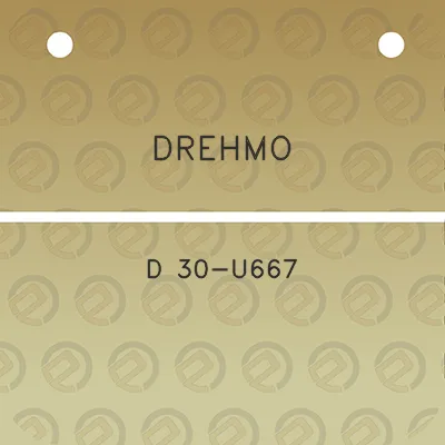 drehmo-d-30-u667