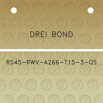 drei-bond-rs45-rwv-a266-t15-3-qs