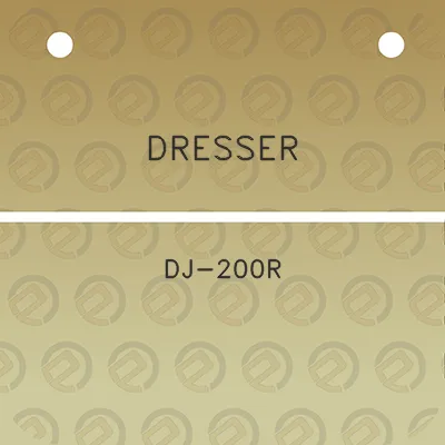 dresser-dj-200r