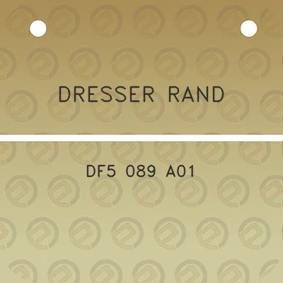 dresser-rand-df5-089-a01