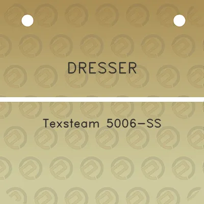 dresser-texsteam-5006-ss