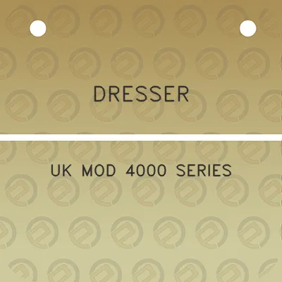 dresser-uk-mod-4000-series