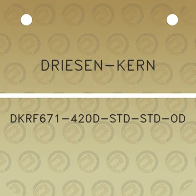 driesen-kern-dkrf671-420d-std-std-od