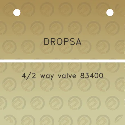 dropsa-42-way-valve-83400