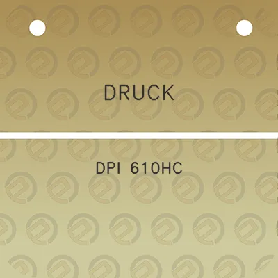 druck-dpi-610hc