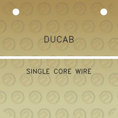 ducab-single-core-wire