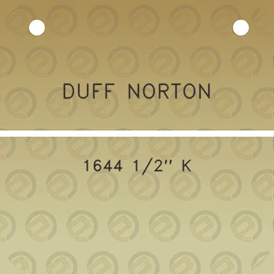 duff-norton-1644-12-k