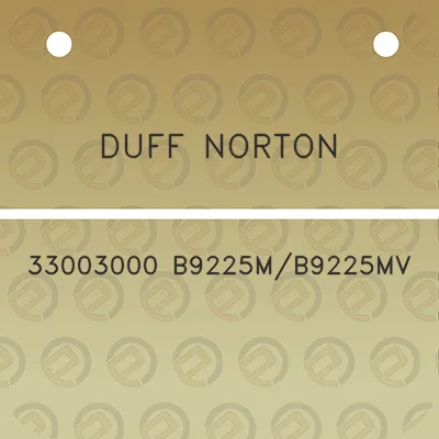 duff-norton-33003000-b9225mb9225mv