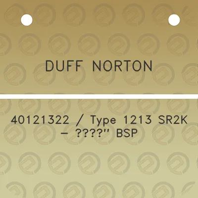 duff-norton-40121322-type-1213-sr2k-a14-bsp