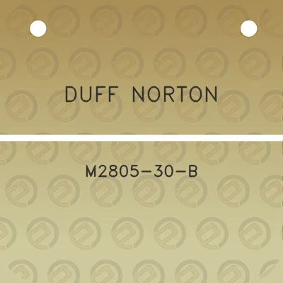 duff-norton-m2805-30-b