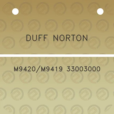 duff-norton-m9420m9419-33003000