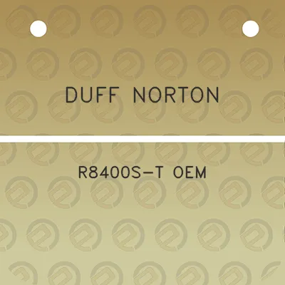 duff-norton-r8400s-t-oem