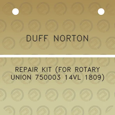 duff-norton-repair-kit-for-rotary-union-750003-14vl-1809