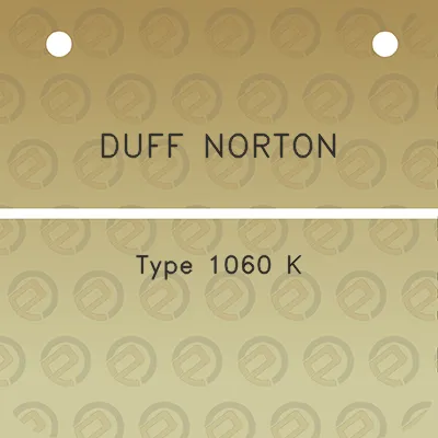 duff-norton-type-1060-k