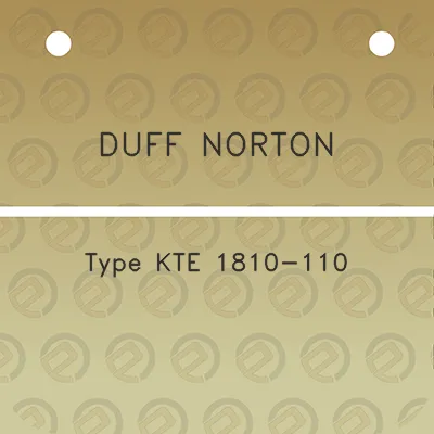 duff-norton-type-kte-1810-110