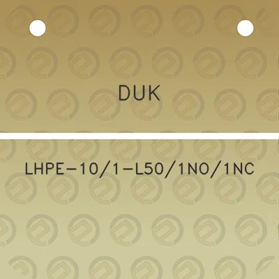 duk-lhpe-101-l501no1nc