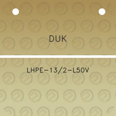 duk-lhpe-132-l50v