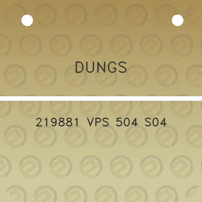 dungs-219881-vps-504-s04