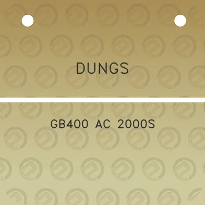 dungs-gb400-ac-2000s