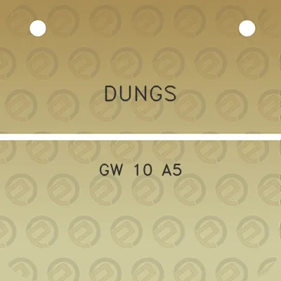 dungs-gw-10-a5