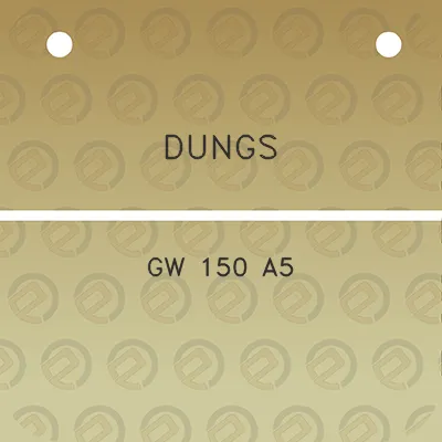 dungs-gw-150-a5