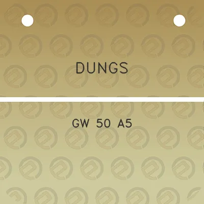 dungs-gw-50-a5