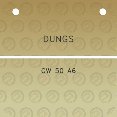 dungs-gw-50-a6