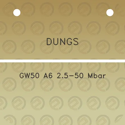 dungs-gw50-a6-25-50-mbar