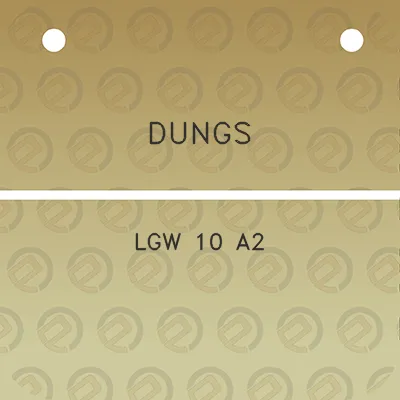 dungs-lgw-10-a2