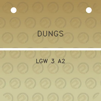 dungs-lgw-3-a2