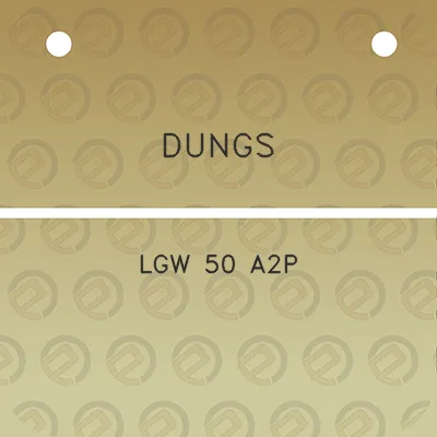 dungs-lgw-50-a2p