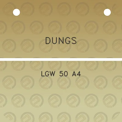 dungs-lgw-50-a4