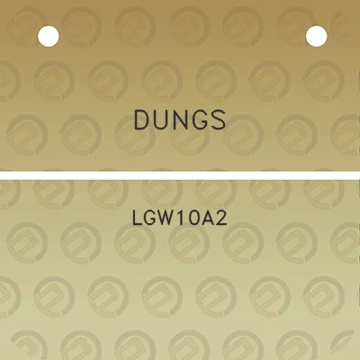 dungs-lgw10a2