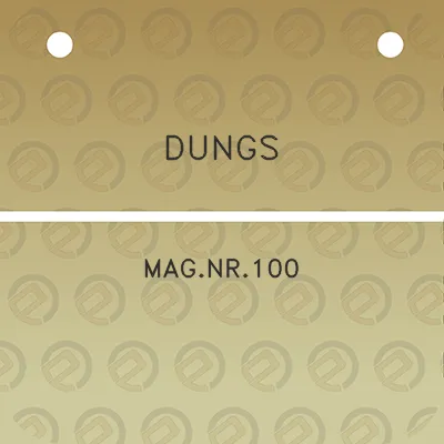 dungs-magnr100