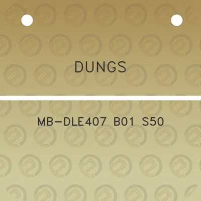 dungs-mb-dle407-b01-s50