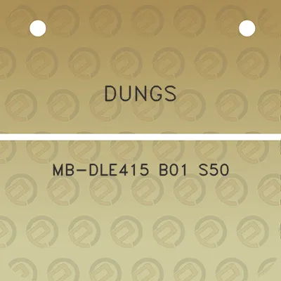 dungs-mb-dle415-b01-s50