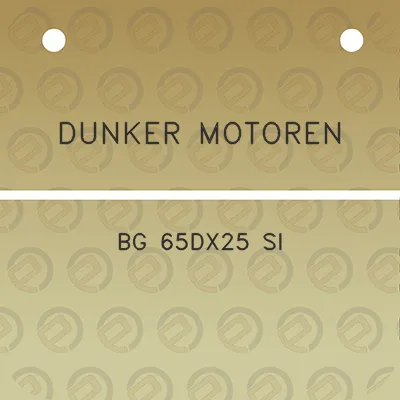 dunker-motoren-bg-65dx25-si