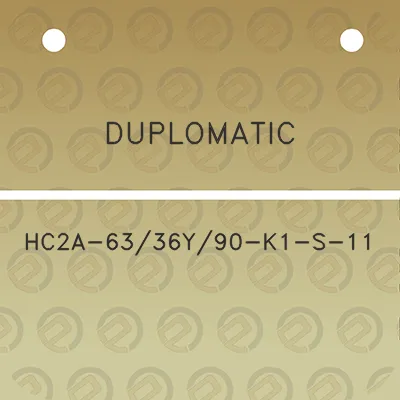 duplomatic-hc2a-6336y90-k1-s-11