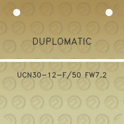 duplomatic-ucn30-12-f50-fw72