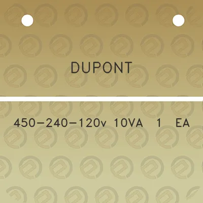 dupont-450-240-120v-10va-1-ea