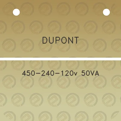 dupont-450-240-120v-50va