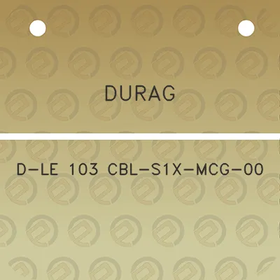 durag-d-le-103-cbl-s1x-mcg-00