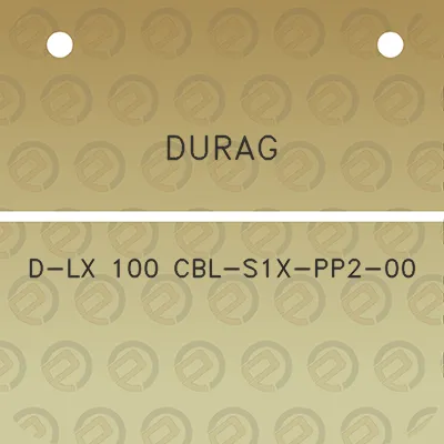 durag-d-lx-100-cbl-s1x-pp2-00