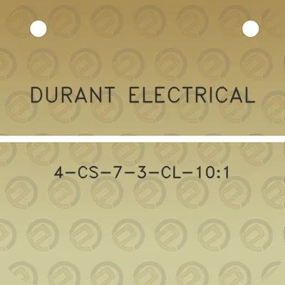 durant-electrical-4-cs-7-3-cl-101