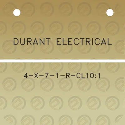 durant-electrical-4-x-7-1-r-cl101