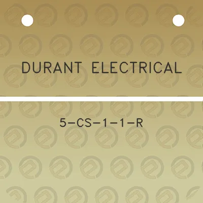 durant-electrical-5-cs-1-1-r