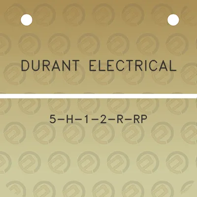 durant-electrical-5-h-1-2-r-rp