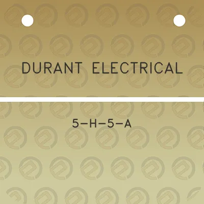 durant-electrical-5-h-5-a