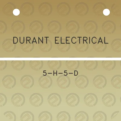 durant-electrical-5-h-5-d