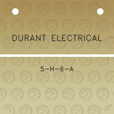 durant-electrical-5-h-6-a